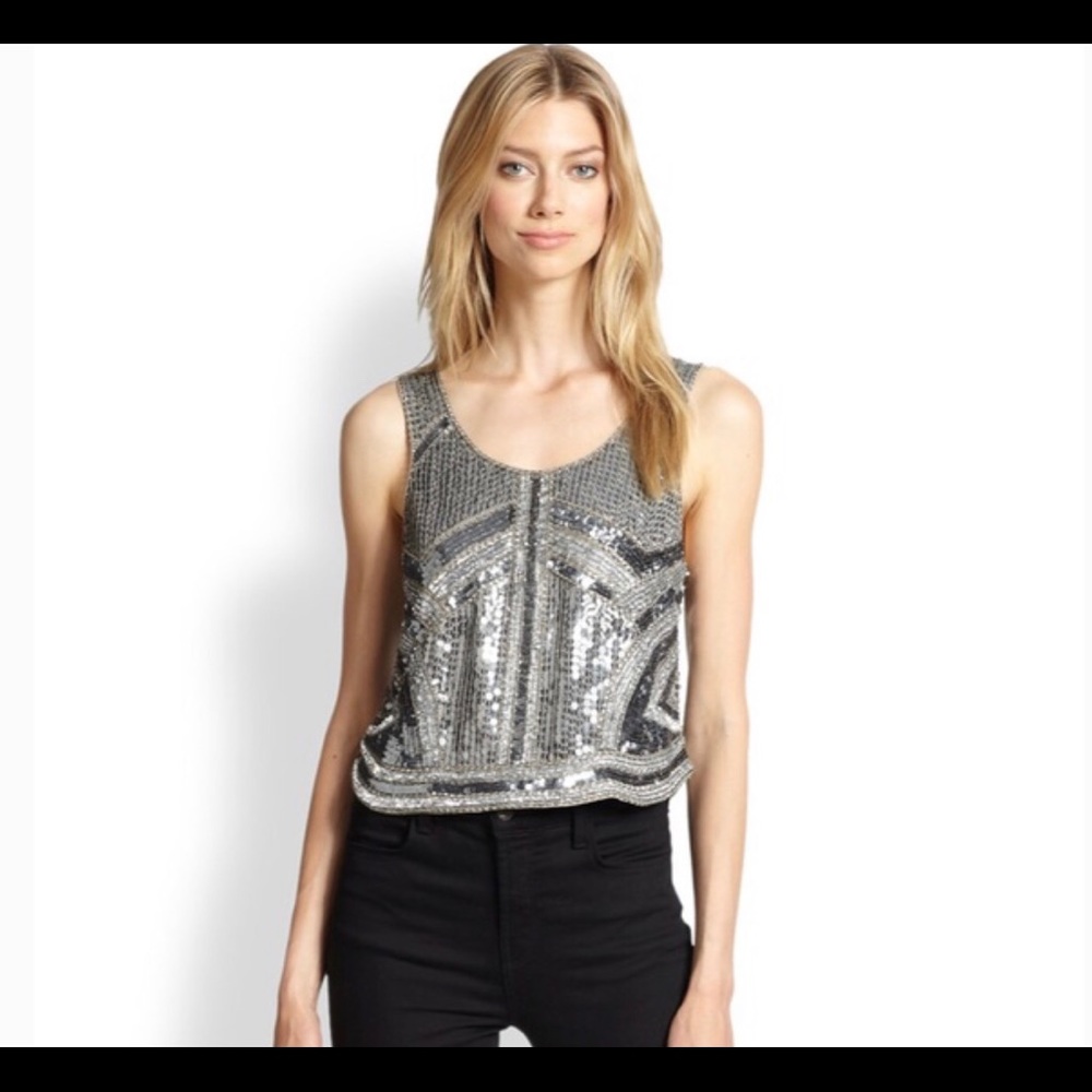 Parker Sequined Top